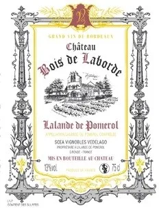 Château Bois De Laborde est une marque déposée par SCEA VIGNOBLES VEDELAGO B