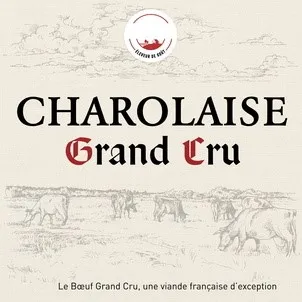 Charolaise Grand Cru Le Boeuf Grand Cru, Une Viande Française D'exception est une marque déposée par SICAREV COOP
