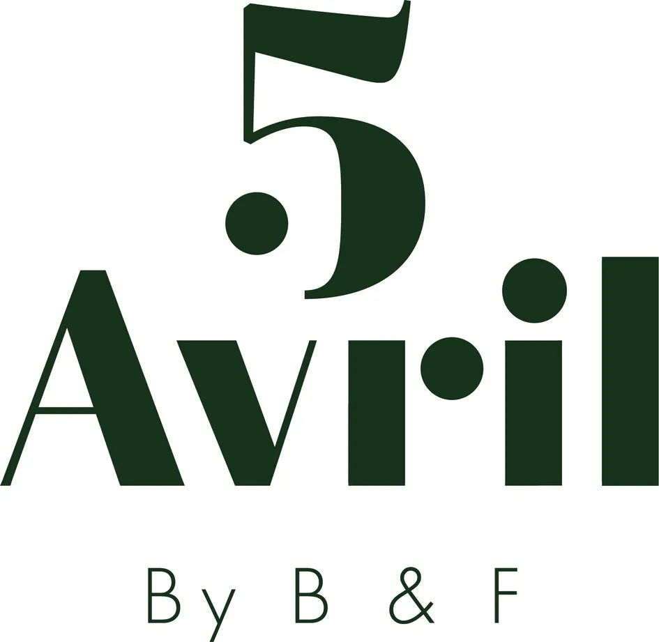 5 Avril By B & F est une marque déposée par SAS 5 AVRIL PAR B&F