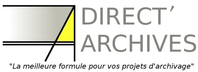 A Direct'archives " La Meilleure Formule Pour Vos Projets D'archivage" est une marque déposée par DIRECT'ARCHIVES