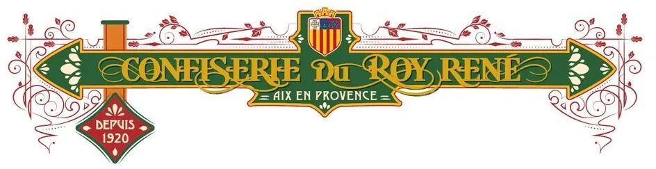 Confiserie Du Roy Rene Aix En Provence Depuis 1920 est une marque déposée par CONFISERIE DU ROY RENE (CALISSONS ROY RENE-CALISSONS REINE JEANN)