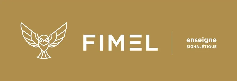 Fimel Enseigne Signalitique est une marque déposée par FIMEL - FABRICATION INSTALLATION MAINTENANCE D'ENSEIGNE LUMINEUSE