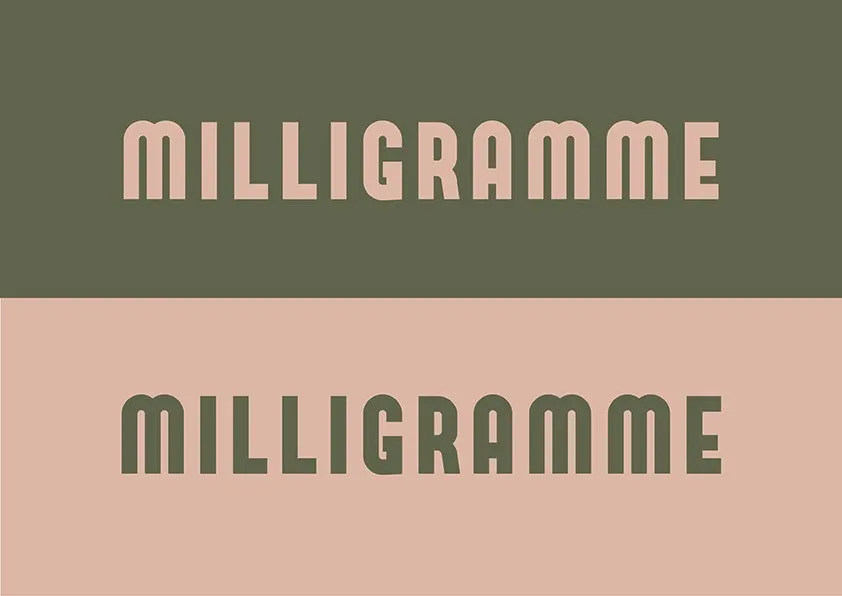 Milligramme est une marque déposée par DEUX POIDS, DEUX MESURES