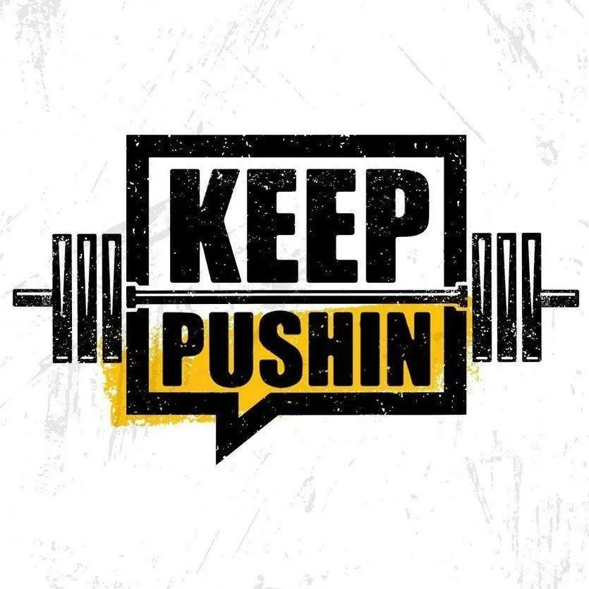 Keep Pushin est une marque déposée par KEEP PUSHIN GYM (KP)