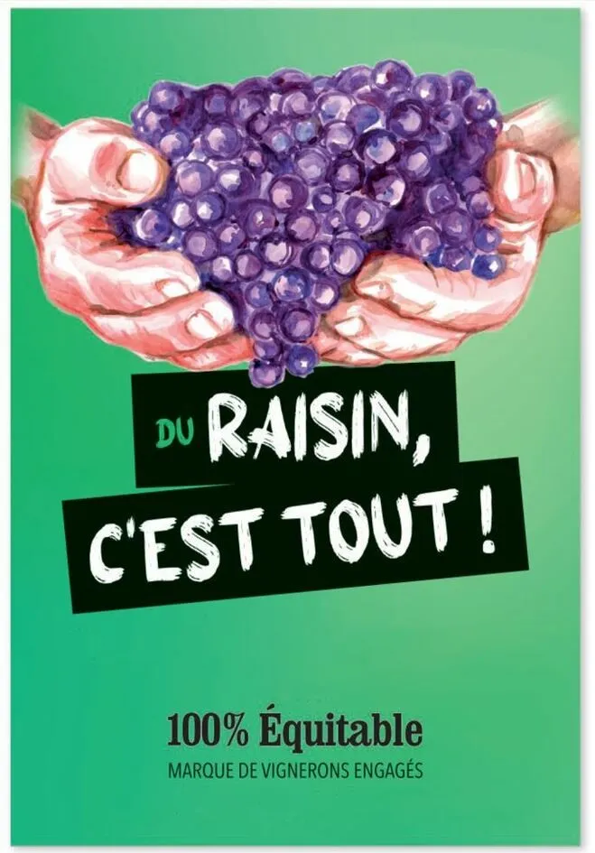 Du Raisin, C'est Tout ! 100% Equitable est une marque déposée par ROBIN