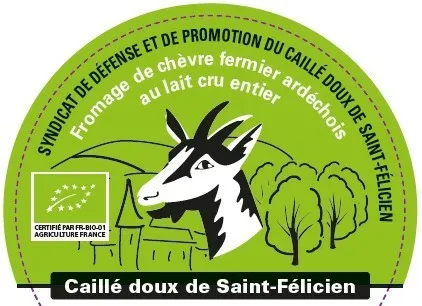Syndicat De Defense Et De Promotion Du Caille Doux De Saint-Felicien est une marque déposée par SYNDICAT DE DEFENSE ET DE PROMOTION DU CAILLE DOUX DE SAINT FELICIEN
