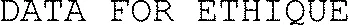 Data For Ethique est une marque déposée par DATA FOR ETHIC