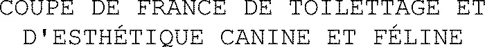 Coupe De France De Toilettage Et D'esthétique Canine Et Féline est une marque déposée par SYND NATIONAL PROFESSION DU CHIEN & CHAT (SNPCC)