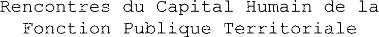 Rencontres Du Capital Humain De La Fonction Publique Territoriale est une marque déposée par IDEAL CONNAISSANCES SAS