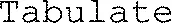 Tabulate est une marque déposée par TABULATE STUDIO