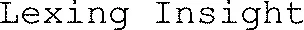 Lexing Insight est une marque déposée par LEXING