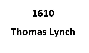 1610 Thomas Lynch est une marque déposée par SOCIETE CIVILE DU CHATEAU LYNCK MOUSSAS