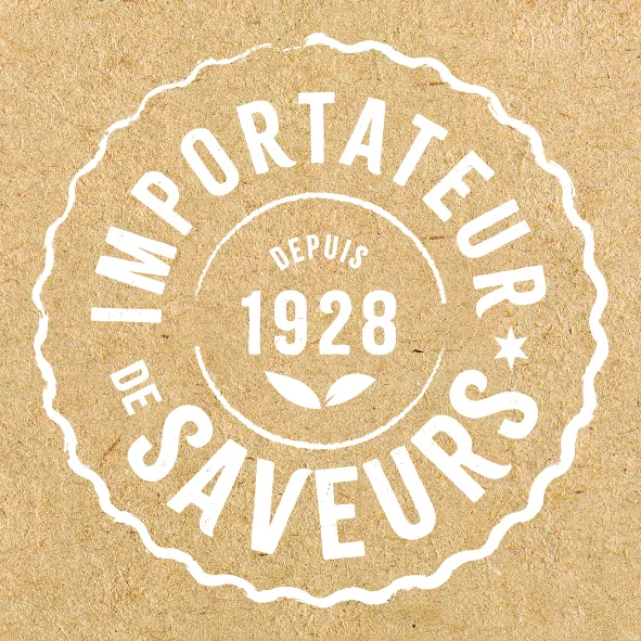 Depuis 1928 Importateur De Saveurs est une marque déposée par ALIMENTATION GROS IMPORT DIFFUS RHONE-A (AGIDRA)