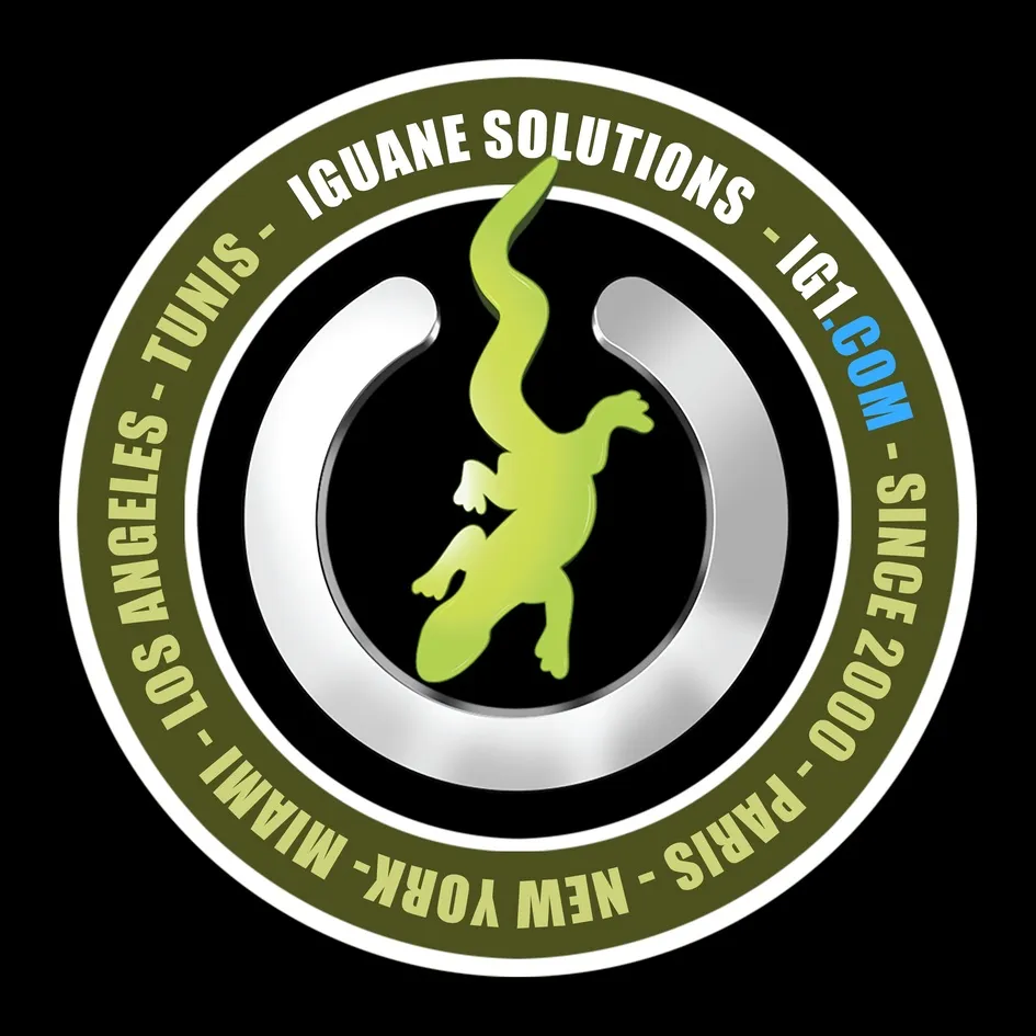 Iguane Solutions -Ig1.Com -Since 2000 -Paris -New York -Miami -Los Angeles -Tunis est une marque déposée par IGUANE SOLUTIONS