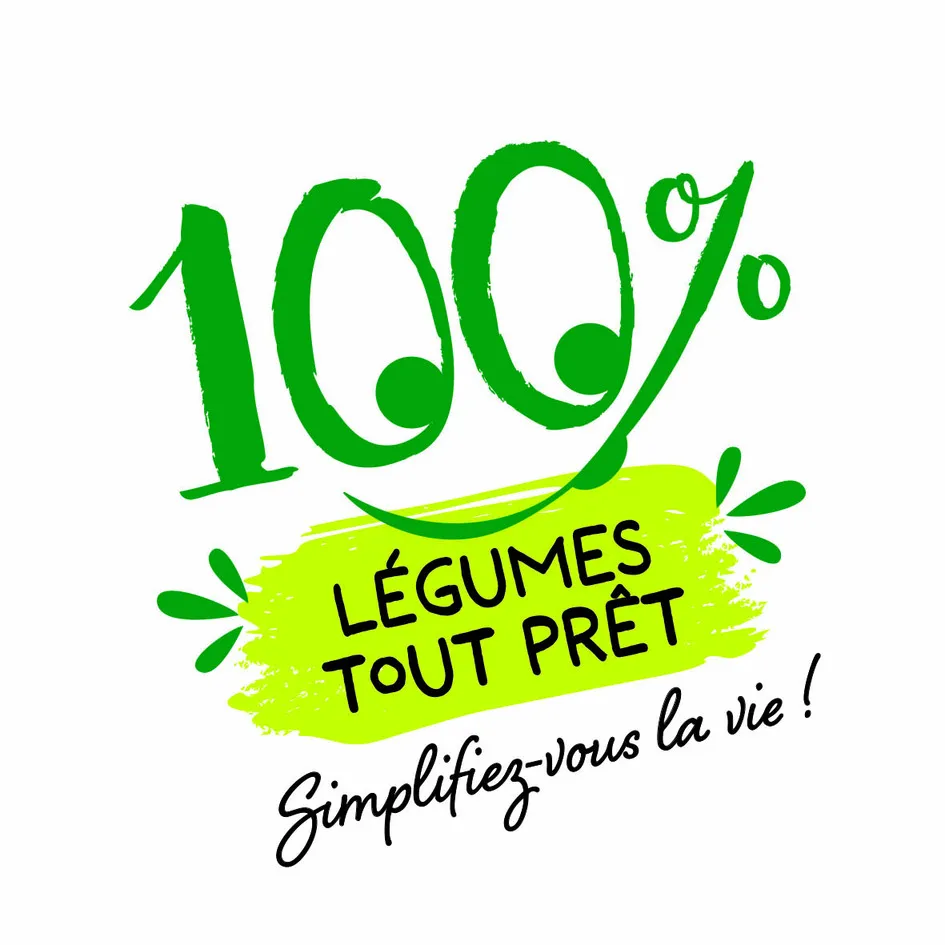 100% Legumes Tout Prêt Simplifiez-Vous La Vie ! est une marque déposée par SARL FRAIS EMINCES