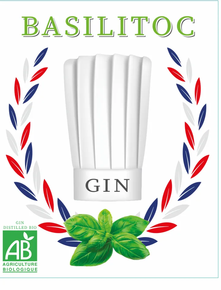 Basilitoc Gin Ab Agriculture Biologique est une marque déposée par CHAMPEVINS