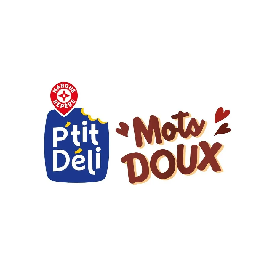 Marque Repere P'tit Déli Mots Doux est une marque déposée par SOC COOPER GROUPEM ACHAT CENTRE LECLERC