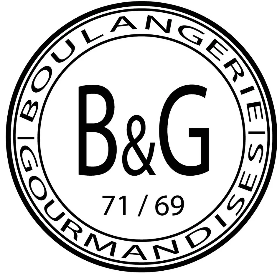 B&G 71/69 Boulangerie Gourmandises est une marque déposée par F FOR F