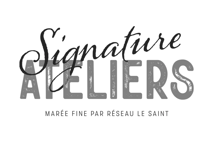 Signature Ateliers Maree Fine Par Reseau Le Saint est une marque déposée par FIDEGE