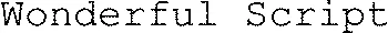 Wonderful Script est une marque déposée par ELIFE CREATOR