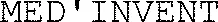 Med'invent est une marque déposée par MED'INVENT CONSULTING (MED'INVENT CONSULT)
