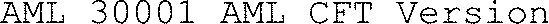 Aml 30001 Aml Cft Version est une marque déposée par I W K CORPORATE