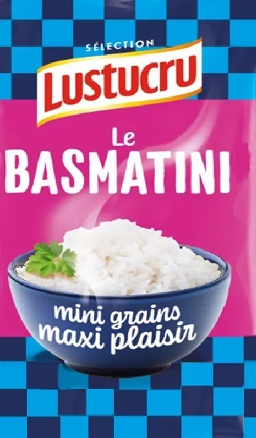 Selection Lustucru Le Basmatini Mini Grains Maxi Plaisir est une marque déposée par LUSTUCRU RIZ