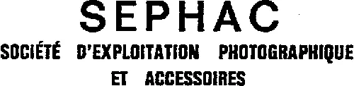 Sephac Societe D'exploitation Photographique Et Accessoires est une marque déposée par SOC EXPLOIT PHOTOGRAPHIQUE ACCESSOIRES