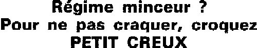 Régime Minceur ? Pour Ne Pas Craquer, Croquez Petit Creux est une marque déposée par GROUPE GLAXOSMITHKLINE