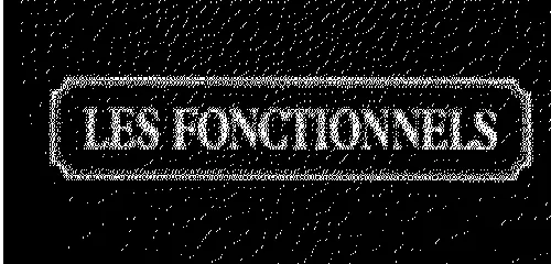 Les Fonctionnels est une marque déposée par CREATION GEORGES D-LES FONCTIONNELS (LES FONCTIONNELS)