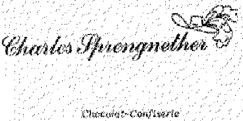 Charles Sprengnether est une marque déposée par MADEMOISELLE DE MARGAUX