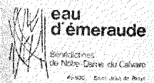 Eau D'emeraude Benedictines De Notre-Dame Du Calvaire est une marque déposée par FABRICATIONS DES BENEDICTINES