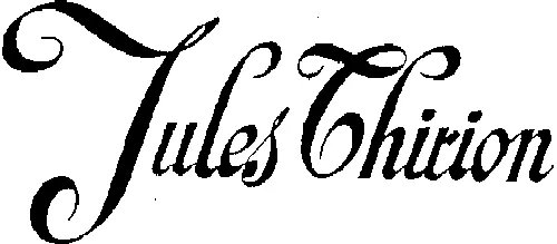 Jules Thirion est une marque déposée par HEIMBURGER SA