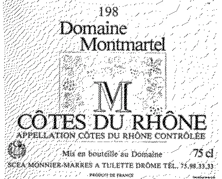 M Domaine Montmartel est une marque déposée par SOC CIVILE EXPLOITAT DOM MONNIER MARRES