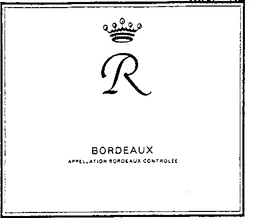 R Rieussec est une marque déposée par SOCIETE DU CHATEAU RIEUSSEC