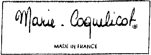 Marie Coquelicot est une marque déposée par CREATIONS HENRY JACQUES (HJ)
