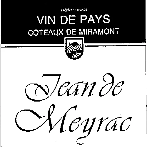 Jean De Meyrac est une marque déposée par LES VIGNOBLES DE L'ALARIC