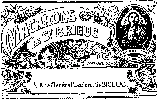 Macarons De St Brieuc est une marque déposée par GILBERT HENRI