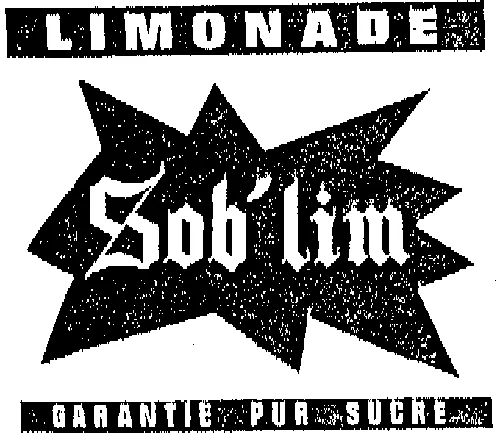 Limonade Sob'lim est une marque déposée par FRANCE BOISSONS RHONE ALPES