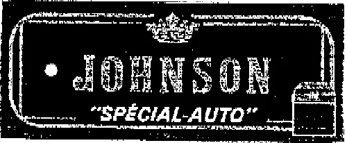Johnson "Special-Auto" est une marque déposée par VETEMENTS YVES