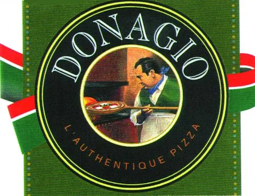 Donagio L'authentique Pizza est une marque déposée par SA LA TOQUE ANGEVINE