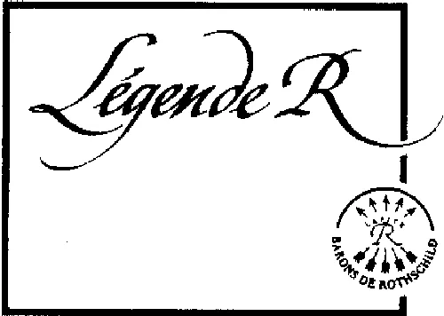 Legende R. R. Lafite Barons De Rothschild est une marque déposée par DOMAINES BARONS DE ROTHSCHILD (LAFITE)
