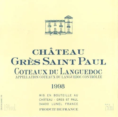 Chateau Gres Saint Paul est une marque déposée par GFA LE GRES ST PAUL