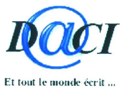Daci Et Tout Le Monde Ecrit... est une marque déposée par DIFFUSION AUTEURS COMPOSITEURS INTERNET (LA DACI)