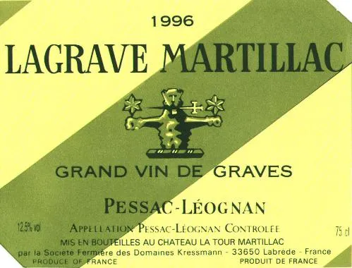 Lagrave Martillac est une marque déposée par SAS VIGNOBLES JEAN KRESSMANN
