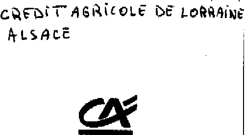 Ca Credit Agricole De Lorraine Alsace est une marque déposée par CAISSE REG CREDIT AGRICOL MUTUEL LORRAIN