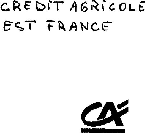 Ca Credit Agricole Est France est une marque déposée par CAISSE REG CREDIT AGRICOL MUTUEL LORRAIN
