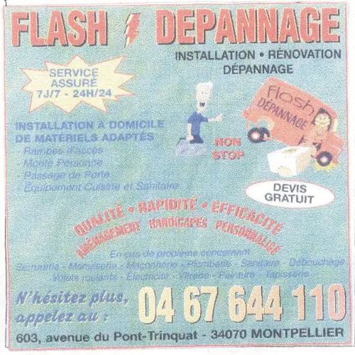 Flash Depannage est une marque déposée par NOUET STEPHANE