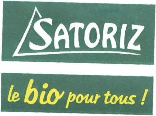 Satoriz Le Bio Pour Tous est une marque déposée par HOLDING GROUPE SATORIZ (HGS)