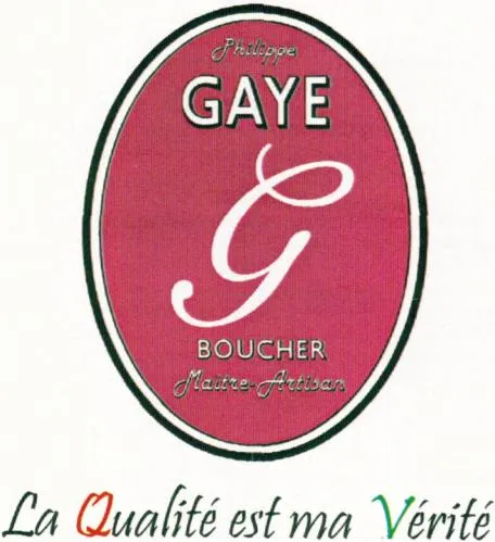 Philippe Gaye G Boucher Maitre Artisan La Qualite Est Ma Verite est une marque déposée par SOC EXPLOIT DE LA BOUCHERIE GAYE